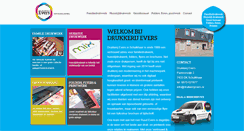 Desktop Screenshot of drukkerijevers.nl